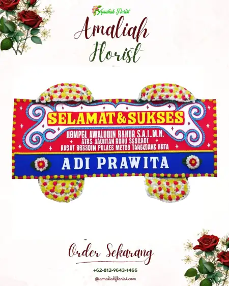 Papan Bunga Ucapan Selamat Ngares