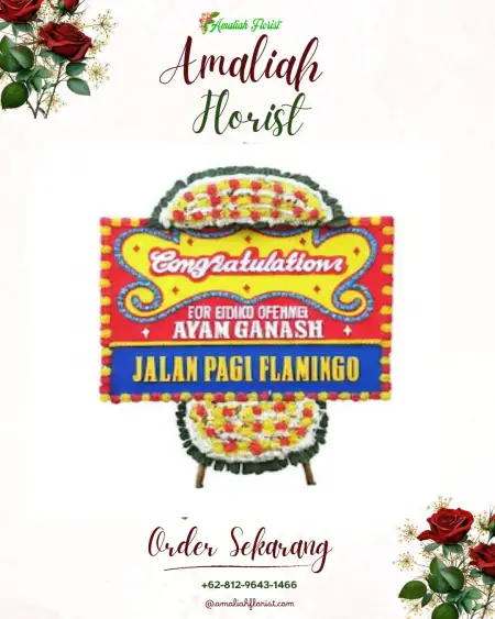 Sewa Papan Bunga Ngares